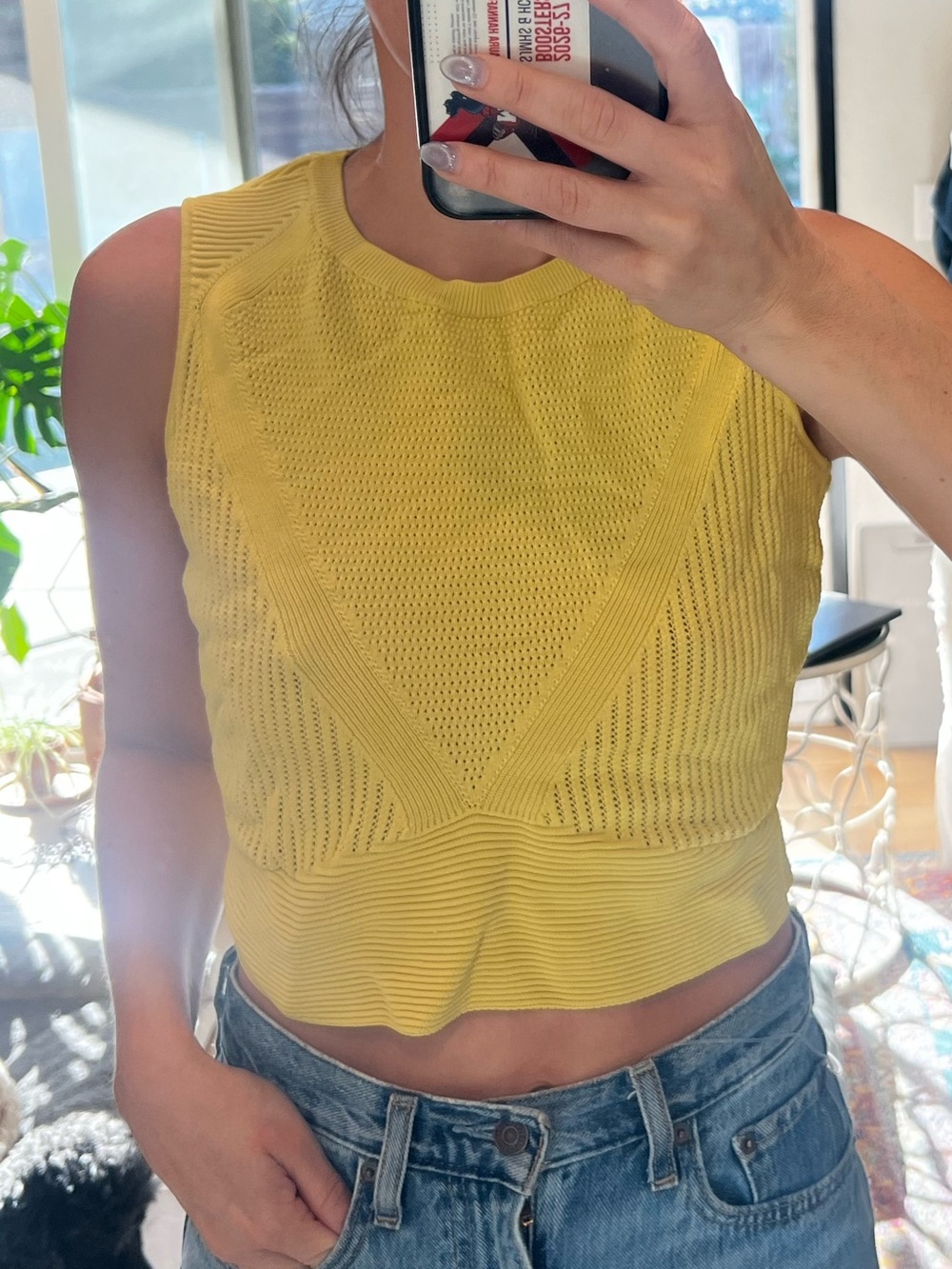 Rachel Roy Sleeveless Crop Top -